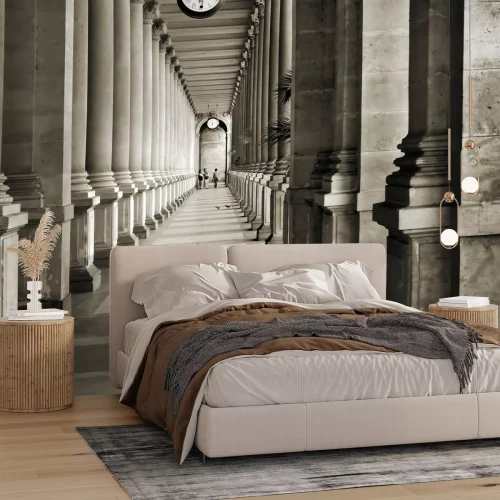 Fotobehang Tunnel met pilaren