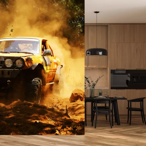 Fotobehang Sportwagenracen