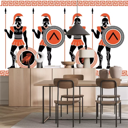 Sticker Ancient Greek Warriors