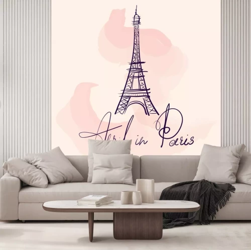 Sticker Paris. Vector illustratie