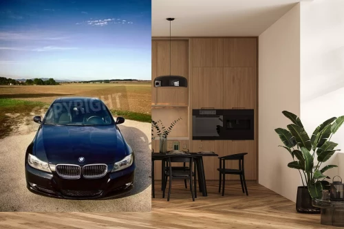 Visualisatie van het product