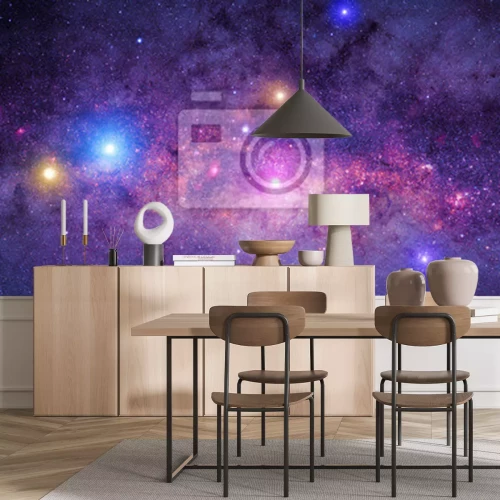 Fotobehang Roze Melkweg