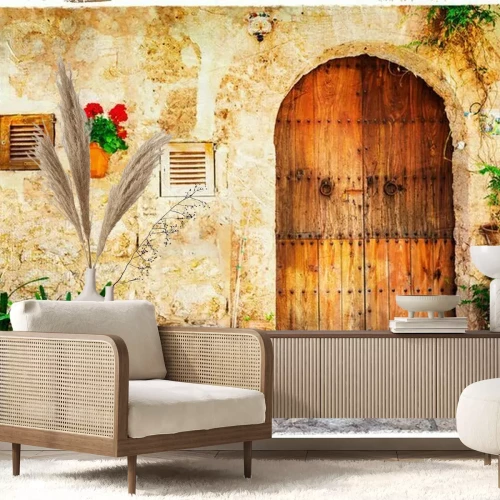 Fotobehang authentic old streets in Valdemossa village, Mallorca