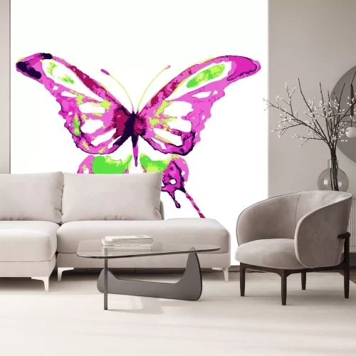 Sticker Kleurrijk vlinderpatroon