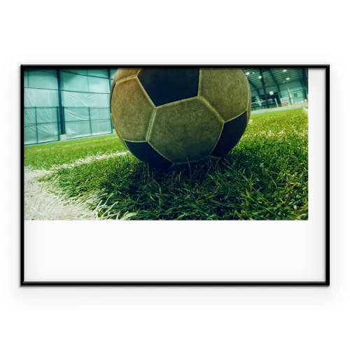 Poster Voetbal in de voetbalhal