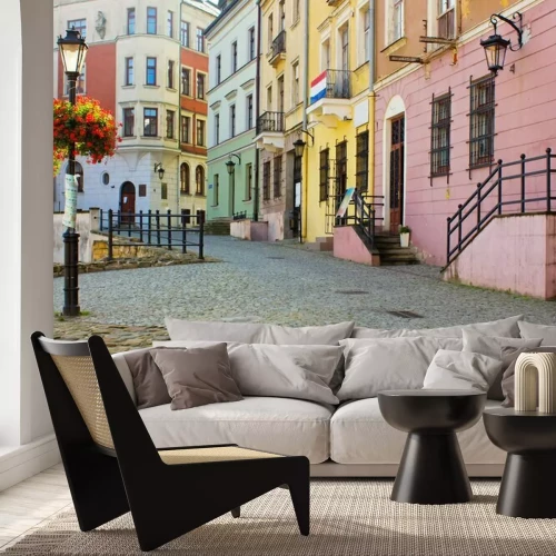 Fotobehang Oude stad van Lublin, Polen
