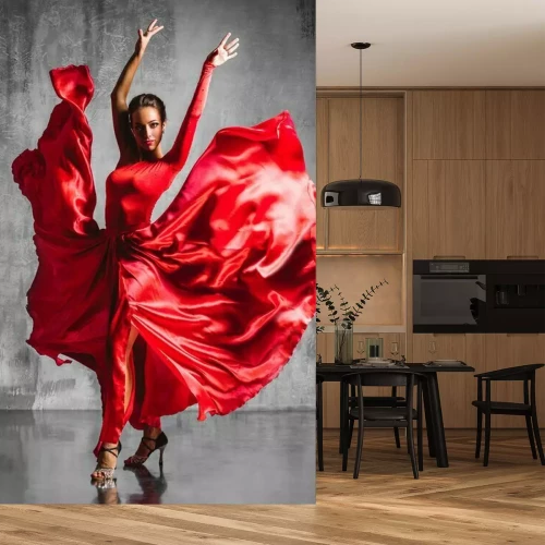 Fotobehang Flamencodanseres