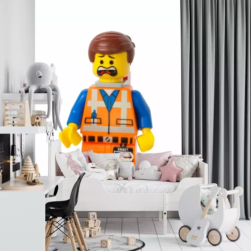 Sticker Emmet filmheld LEGO figuur