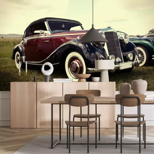 Fotobehang Retro auto