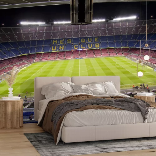 Fotobehang Leeg stadion voor de wedstrijd