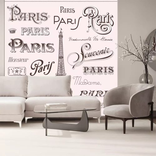 Sticker de hand getekende ontwerp elementen Parijs