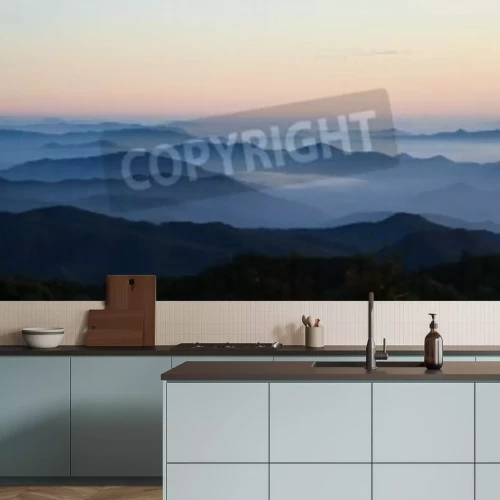 Fotobehang Bergen in Thailand