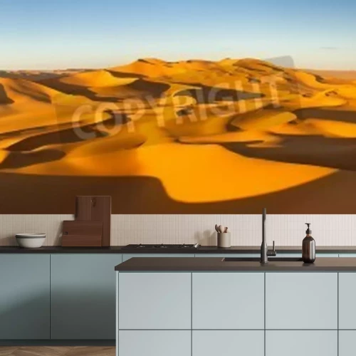 Fotobehang Panorama van de woestijn