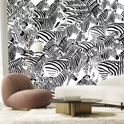 Sticker Kudde zebra vector