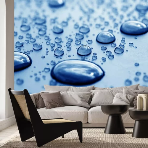 Sticker Achtergrond van mooie waterdruppels