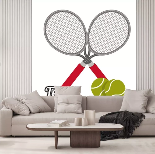 Sticker Tennis ontwerp