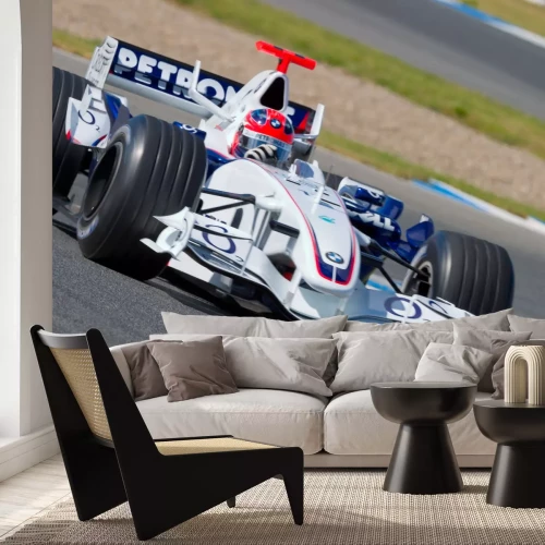 Fotobehang Robert Kubica's formule 1 auto