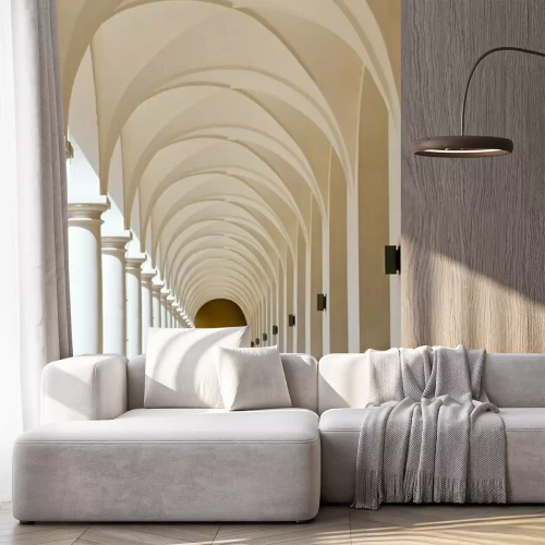 Fotobehang Colonnade op de Stallhof in Dresden