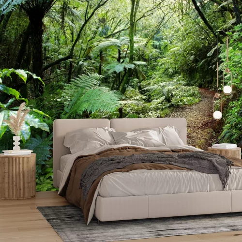 Fotobehang Tropisch woud in Nieuw Zeeland