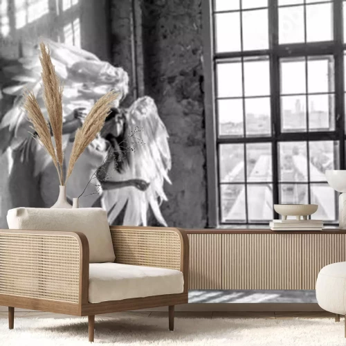 Fotobehang Ballerina met vleugels