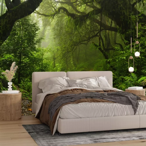 Fotobehang De tropen met dichte begroeiing