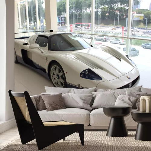 Fotobehang Maserati-raceauto bij Naza Italia