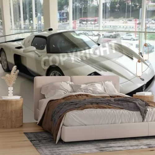 Fotobehang Maserati-raceauto bij Naza Italia