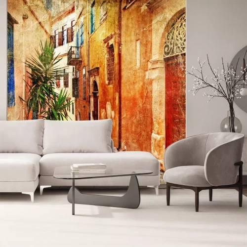 Fotobehang Oude straten - traditionele Griekenland-artistieke serie