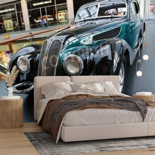 Fotobehang Classic BMW 327 bij BMW Welt Singapore 2010 bij Marina Bay Sands Expo 14 november 2010 in Singapore