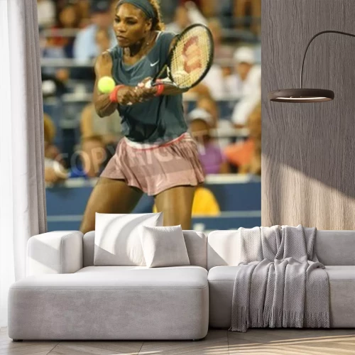 Fotobehang Serena Williams wedstrijd