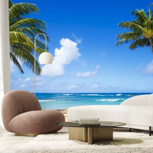 Fotobehang Tropisch strand in Hawaii
