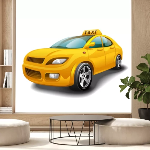 Sticker taxi auto