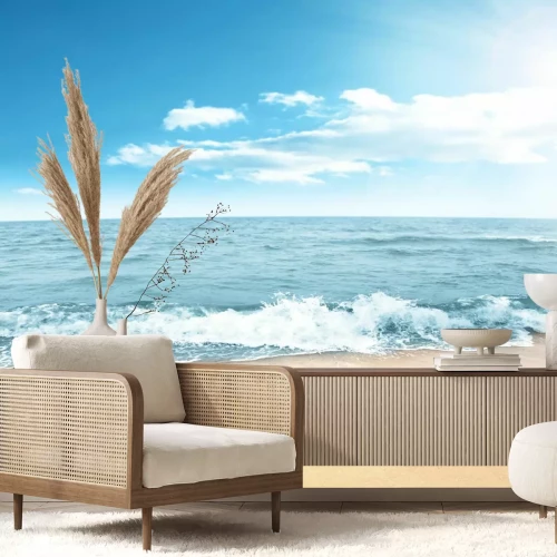 Fotobehang De Oostzee en een zandstrand