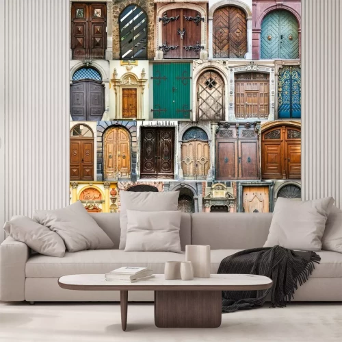 Fotobehang Photos of windows