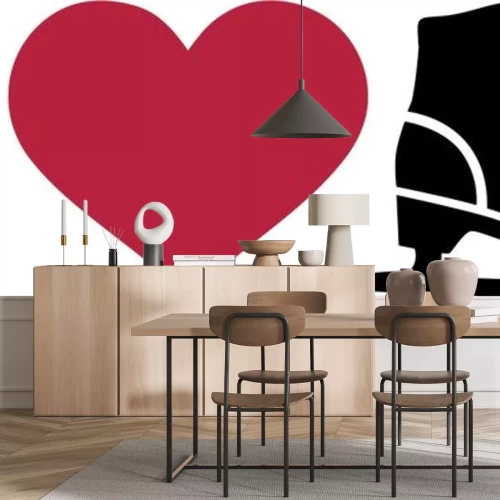 Sticker Ik houd van Kunstschaatsen