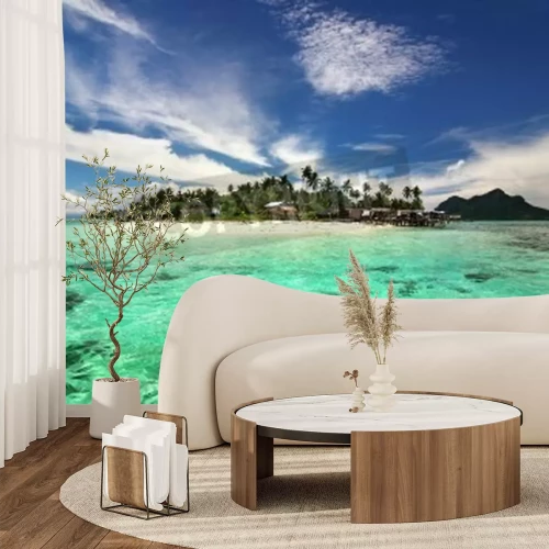 Fotobehang Tropen en helder water