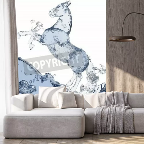 Fotobehang 3D grafisch paard