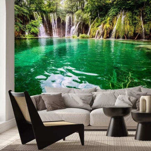 Fotobehang Waterval in Kroatië