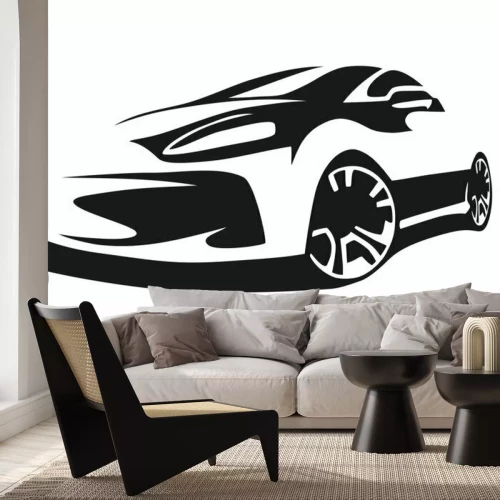 Sticker Silhouette Tuning Car
