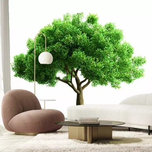 Fotobehang Een enkele boom