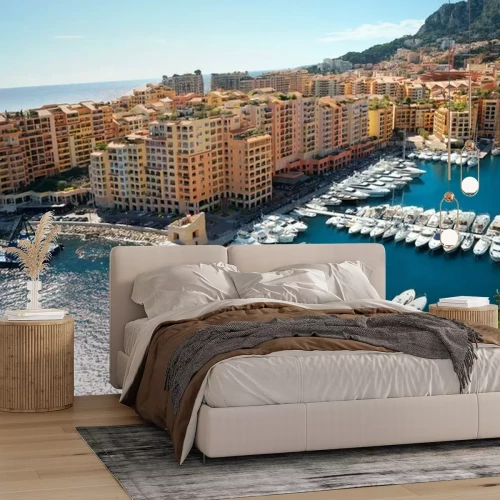 Fotobehang Skyline van Monaco
