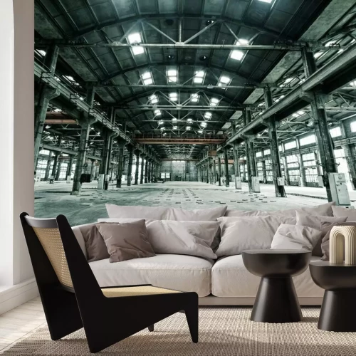 Fotobehang Oude fabrieksindustriële architectuur