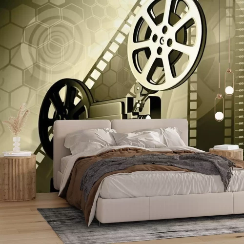 Fotobehang Retro filmprojector