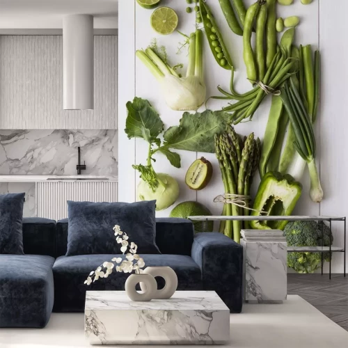 Sticker Groene fruit en groenten