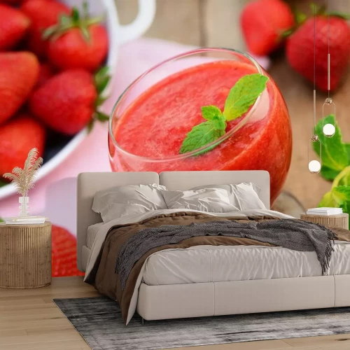 Sticker Strawberry smoothie