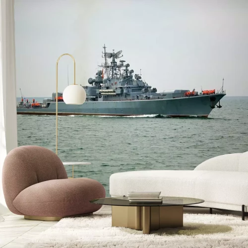 Fotobehang Russisch oorlogsschip