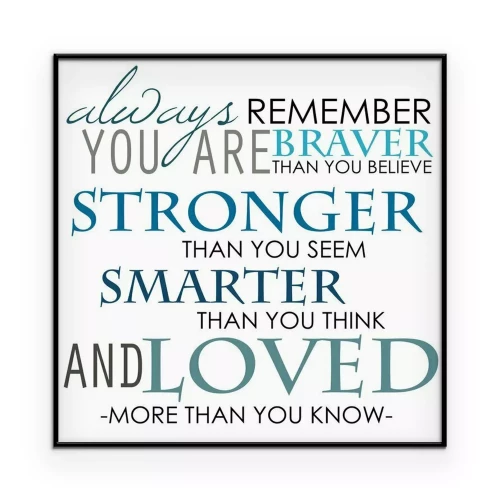 Poster Altijd onthouden