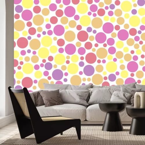 Sticker ディザ,水玉,水玉模様,水玉柄,ポッカドット,円,円形,円型,丸,丸い,ディンプル,点々,ドット,点