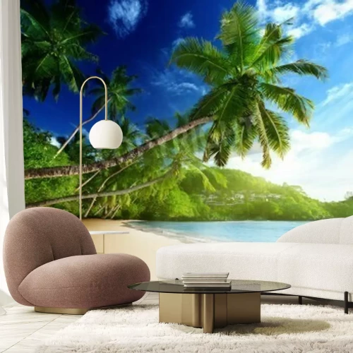 Fotobehang Zonsondergang en tropen