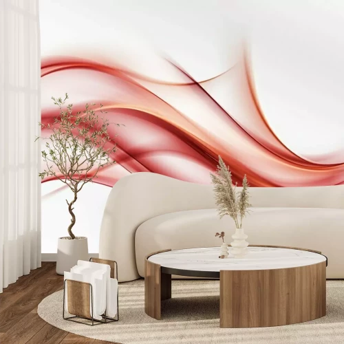 Fotobehang Vlammende rode golf